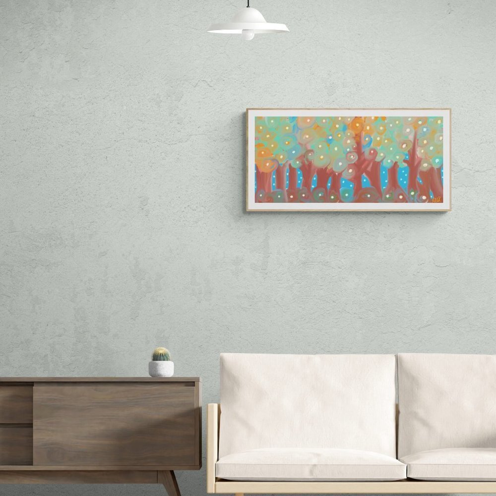Magical Forest | Nature | Modern Wall Art Decor | Minimalist Digital Prints - Picture 3 of 3
